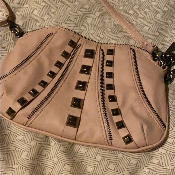 Olivia and Joy Ny Pink Studded Crossbody Bag - Picture 4 of 7